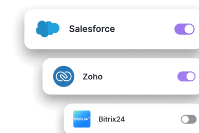 Connects with Your Favorite CRMs